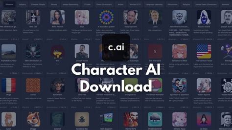 The current version is 1. . Character ai download